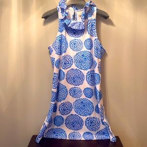 St Lucia high neck ruffle dress